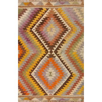 Vilber Kilim Rombos. Alfombra Vinilo Kilim.3000 Du-01 100x155x0,22 Cm