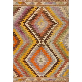 Vilber Kilim Rombos. Alfombra Vinilo Kilim.3000 Du-01 155x230x0,22 Cm