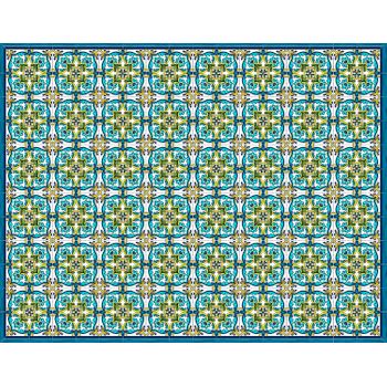 Vilber Azulejos. Alfombra Vinilo Palermo.2928 Du-03 155x200x0,22 Cm