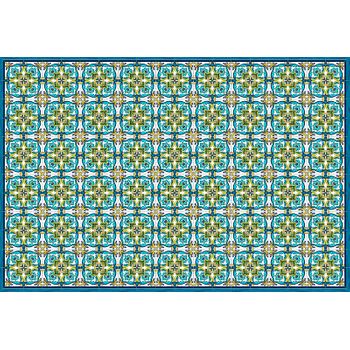 Vilber Azulejos. Alfombra Vinilo Palermo.2928 Du-03 155x230x0,22 Cm