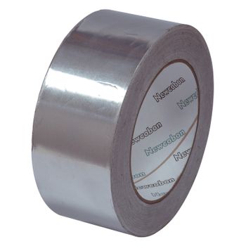 Rollo Cinta Aluminio 30 Micras Newcobon 50 M  X  65 Mm