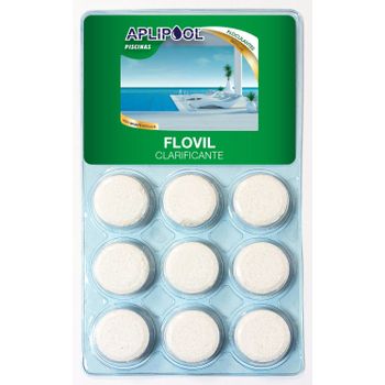 Floculante En Pastillas Para Pscina Flovil Blister 9 Pastillas