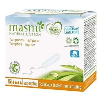 Masmi Tampones Digitales Súper Plus Sin Aplicador 15 Unidades