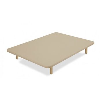 Base Tapizada 90 X 200 Reforzada Con 6 Patas Metálicas Alto 32 Cm, Color  Beige + 4 Válvulas De Transpiración. con Ofertas en Carrefour