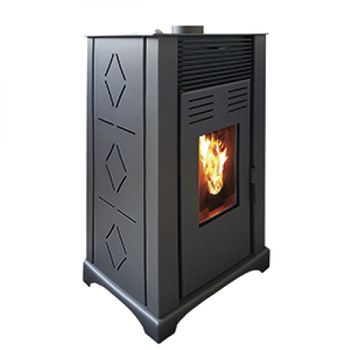 Estufa De Pellet Joima Terranova 7 Kw Gris