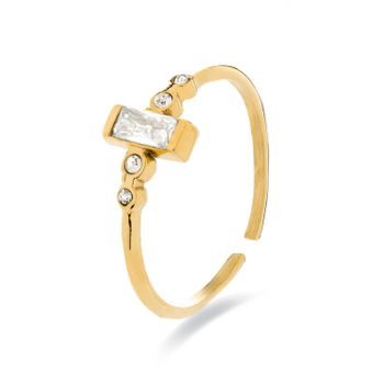 Anillo Luxenter Lyt Acabado Oro 18k