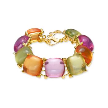 Pulsera Luxenter Tosab Acabada En Oro Amarillo 18k