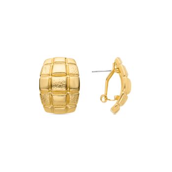 Pendientes Luxenter Abalt Acabados En Oro Amarillo 18k