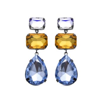 Pendientes Luxenter Ifar Acabados En Oro Amarillo 18k