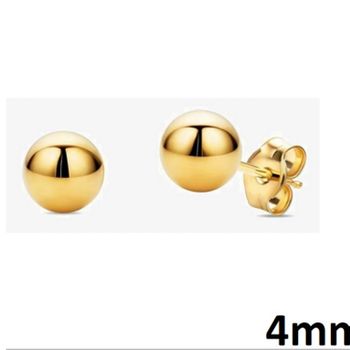 Pendientes Luxenter Gnis Acabado Oro Anmarillo 18k