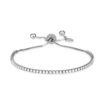 Pulsera Luxenter De Plata De Ley 925 Con Circonita Brillante Acabada En Rodio - Kileh