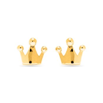 Pendientes Luxenter De Plata De Ley 925 Acabados En Oro Amarillo De 18k - Shika