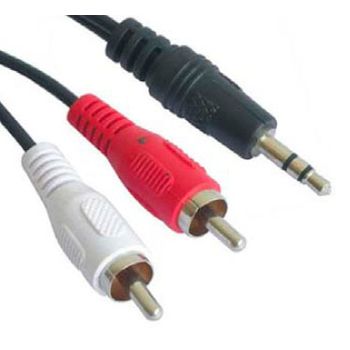 Cable Audio Estereo 3.5/m-2xrca/m 10 M Nanocable 10.24.0310