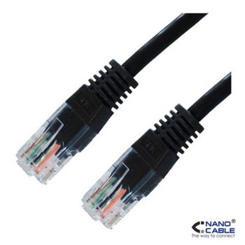 Cable De Red Cat.5e Utp Rj45 Negro, 3.0m