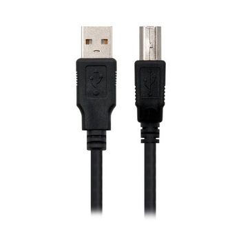 Cable Usb 2.0 A A Usb B Nanocable 10.01.0102-bk Negro (1 M)