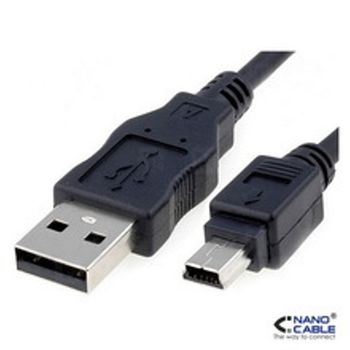 Cable Usb 2.0 Tipo A/m-mini Usb 5pin/m 0.5 M Nanocable 10.01.0400