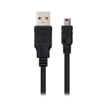 Cable Usb A Mini Usb Nanocable 10.01.0401 Negro (1 M)