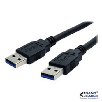 Cable Usb 3.0 Tipo A/m-a/m Negro 1.0 M Nanocable 10.01.1001-bk