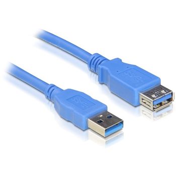 Cable Alargador USB 3.0 Nanocable 10.01.0901/ USB Macho - USB Hembra/ 1m/  Azul - Electrowifi