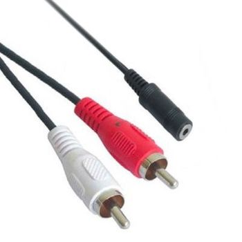 Cable Audio Estereo 3.5/h-2xrca/m 1.5 M Nanocable 10.24.1301
