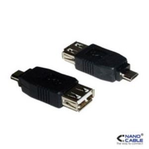 Adaptador Usb 2.0 Tipo A/h-micro B/m Nanocable 10.02.0004