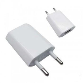 Cargador  Usb Nanocable Pared Ipod Iphone 5v-1a Blanco  10.10.2001uc