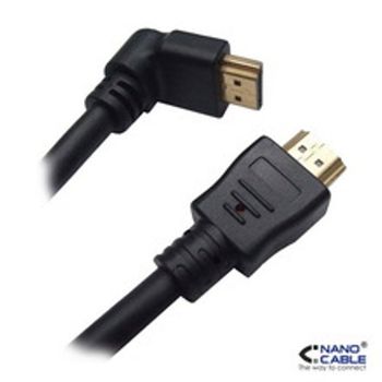 Cable Hdmi Acodado V1.4 (alta Velocidad / Hec) A/m-a/m 1.8 M Nanocable 10.15.3002