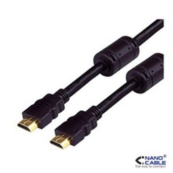 Cable Hdmi V1.4 (alta Velocidad / Hec) Con Ferrita A/m-a/m 5.0 M Nanoc 10.15.1805