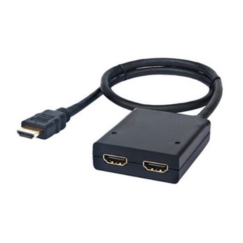 Duplicador Hdmi Splitter V1.3 1 In X2 Out Cable 50cm Aliment Nanocable 10.25.3502