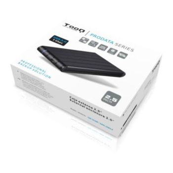 3Go Caja Externa USB 3.0 Negra para Disco Duro 3.5 SATA3