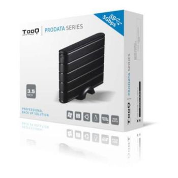 Caja Externa Tooq Tqe-3530b Hdd 3.5" Sata Iii Usb 3.0 Negro