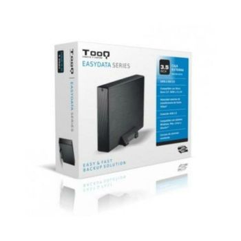 Caja Externa Tooq Tqe-3527b Hdd 3.5" Sata Iii Usb 3.0 Negro