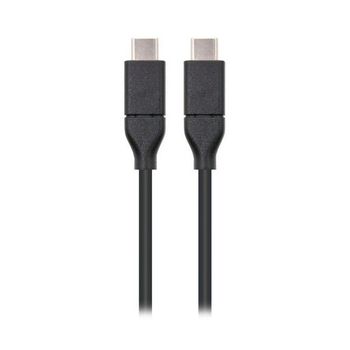 Cable Usb-c 3.1 Nanocable 10.01.4101 Negro (1 M)