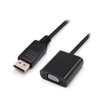 Adaptador Displayport A Svga Nanocable 10.16.0602 Negro (15 Cm)