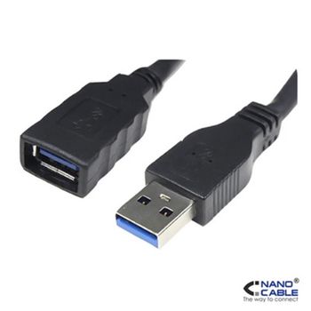 Cable Usb 3.0, Tipo A/m-a/h, Negro, 3m