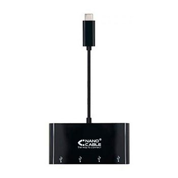 Adaptador Usb C A Usb Nanocable 10.16.4401-bk (10 Cm) Negro