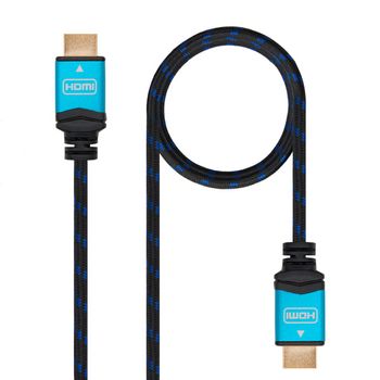 Cable Hdmi Tooq 10.15.37 V2.0 Negro Azul