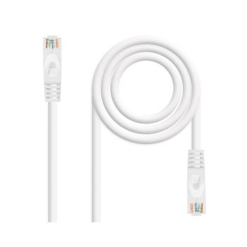 Cable De Red Latiguillo Rj45 Utp Cat6a Awg24 Tipo 3 M Blanco