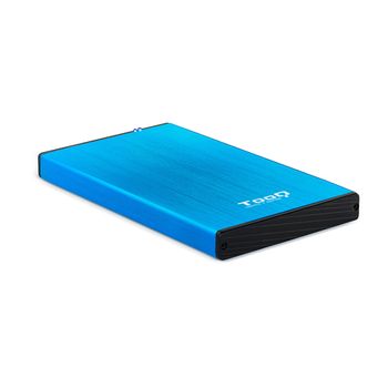 Tooq Tqe-2527bl Caja Para Disco Duro Externo 2.5" Caja De Disco Duro (hdd) Negro, Azul