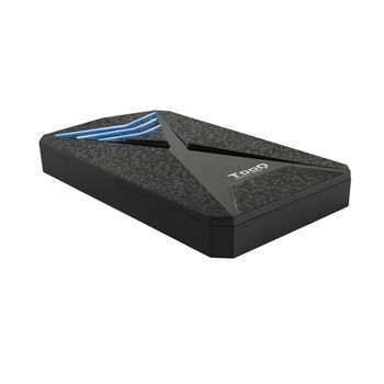 Tooq Tqe-2550bl Caja Para Disco Duro Externo 2.5" Carcasa De Disco Duro/ssd Negro