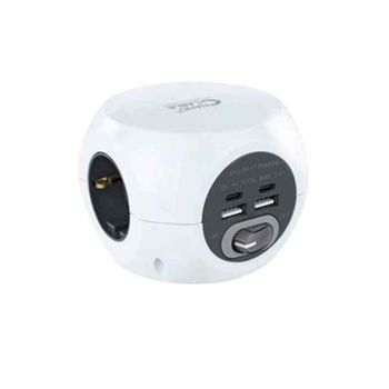 Regleta - 10435/DEEUAC POWER CUBE, Blanco