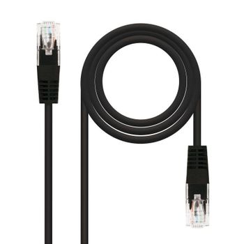 Cable Alargador Ftp Cat.6. 1m Negro con Ofertas en Carrefour