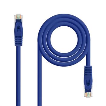 Cable De Red Rígido Utp Categoría 6 Nanocable   Azul