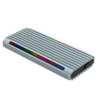 Caja Externa Para Disco Ssd M.2 Nvme Tooq Tqe-2221g/ Usb 3.1 Gen2/ Sin Tornillos