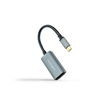 Conversor Usb-c A Dp 8k Aluminio Gris 15 Cm Nanocable 10.16.4104-g