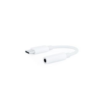 Cable Adaptador De Usb-c A Jack 3.5 Blanco Nanocable 10.24.1205-w