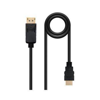 Conversor Displayport A Hdmi 10m Negro Nanocable