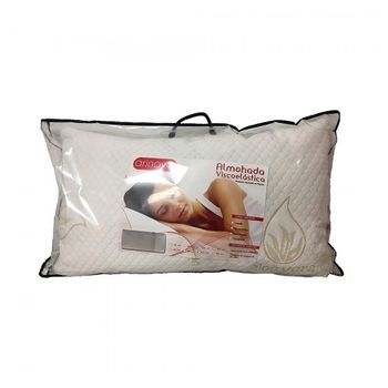 Almohada Viscoelástica De Aloe Vera Con Copos-visco 80cm