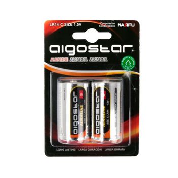 Batería Alcalina Aigostar Lr14c 1.5v Pack 2