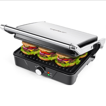 Sandwichera, Grill, Panini, 2000w Apertura 180 ° Aigostar Samson